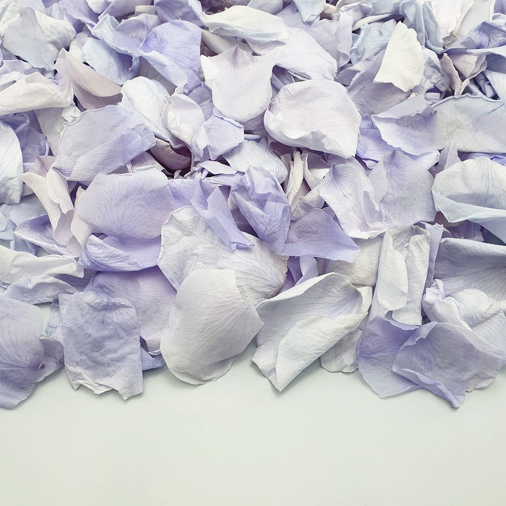 The beauty of rose petal confetti for weddings - Confetti Bee