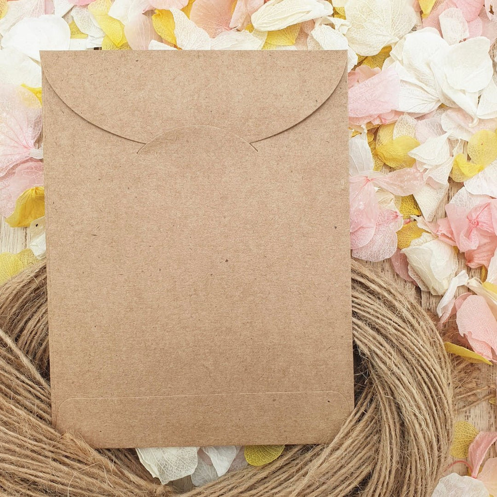 Confetti Kraft Brown Packets - Order Of The Day Design 10 - Confetti Bee