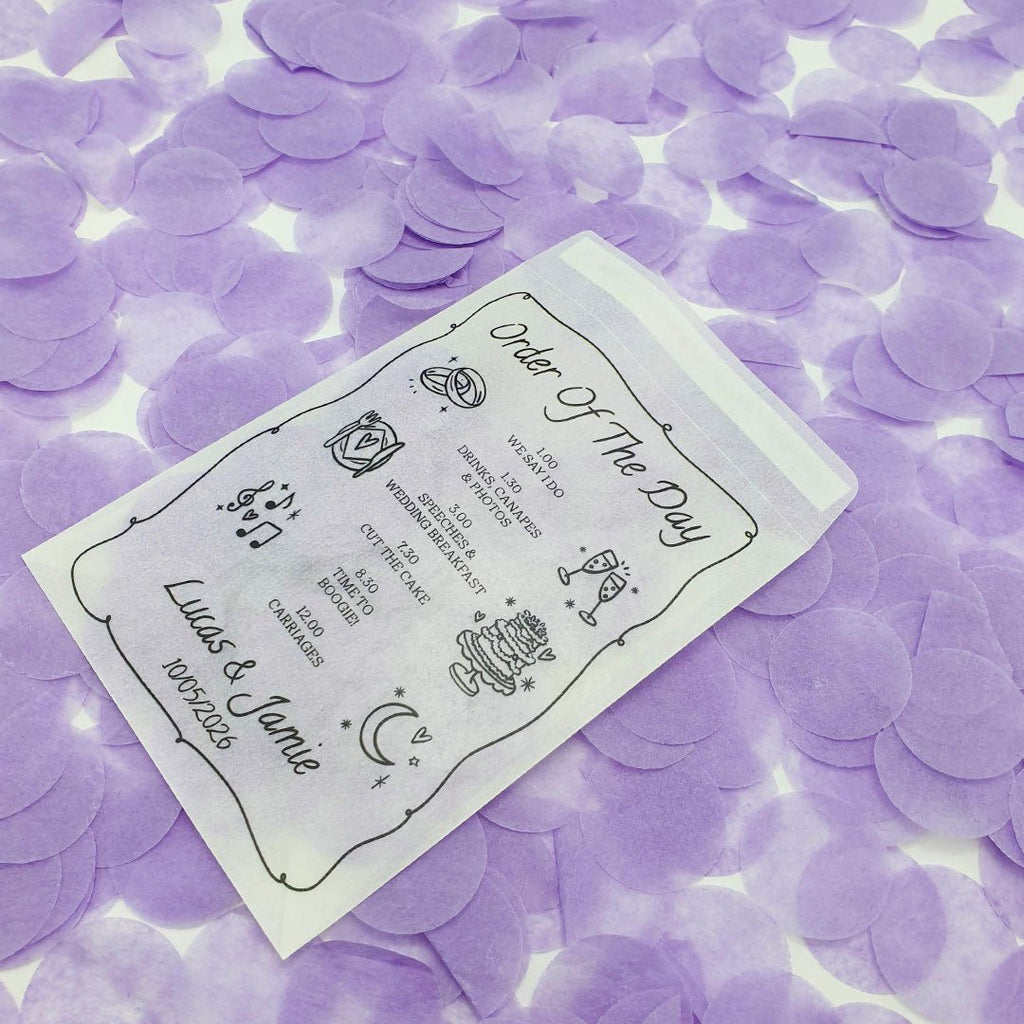 Lilac Paper Confetti - Confetti Bee