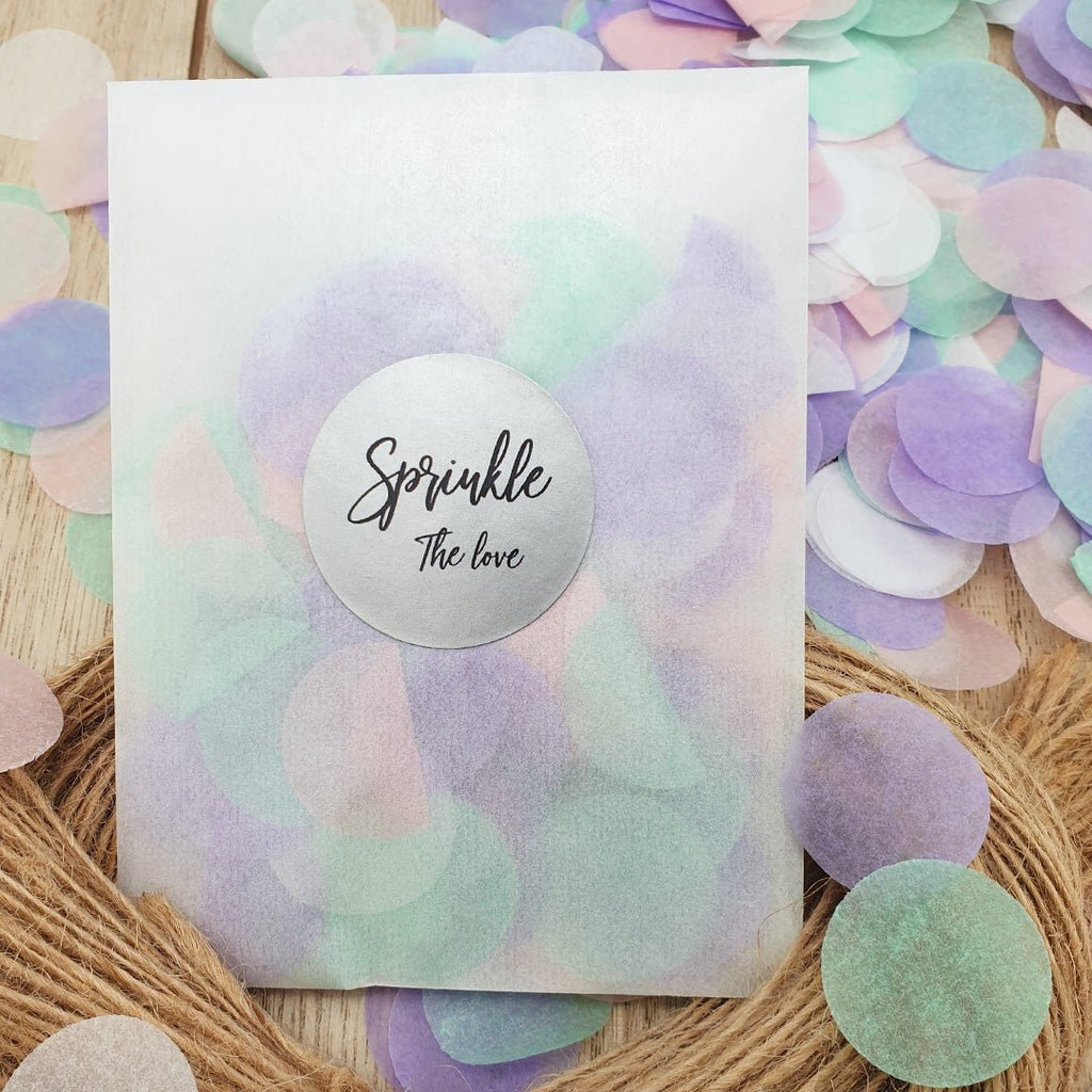 Pre Filled Paper Confetti Packets - Confetti Bee