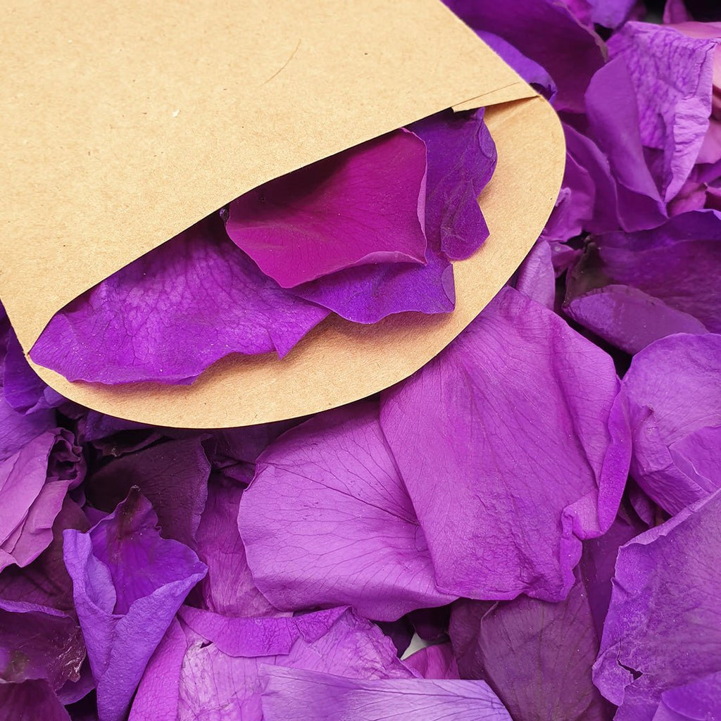 Purple Rose Petals - Confetti Bee