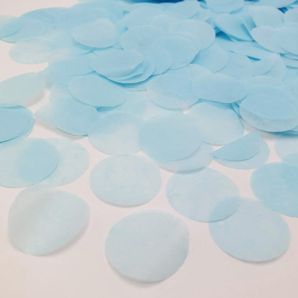 Sky Blue Paper Confetti - Confetti Bee