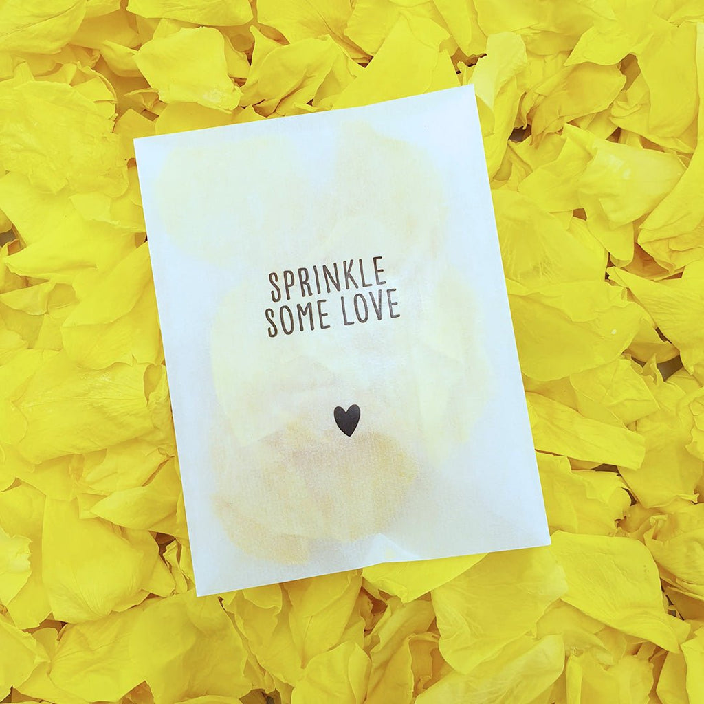 Yellow Rose Petals - Confetti Bee