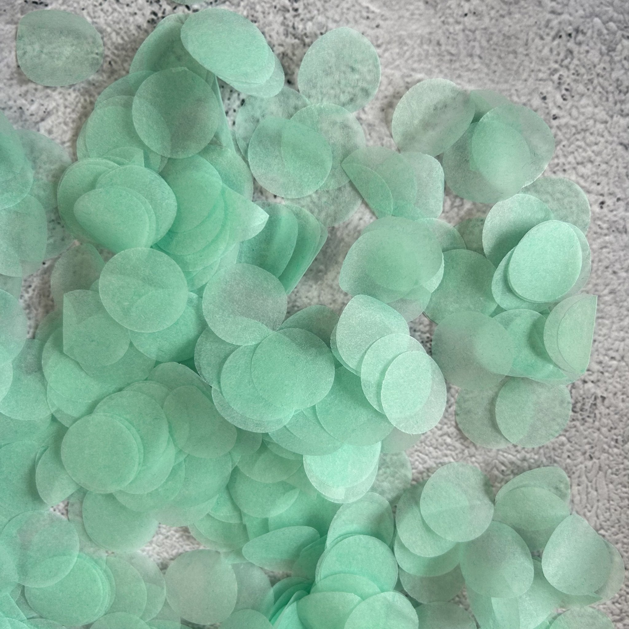 Mint Green Paper Confetti  Biodegradable Paper Confetti